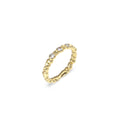 Golden Twist Crystal Ring ✨